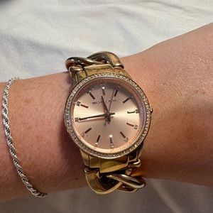 Michael Kors rose gold watch